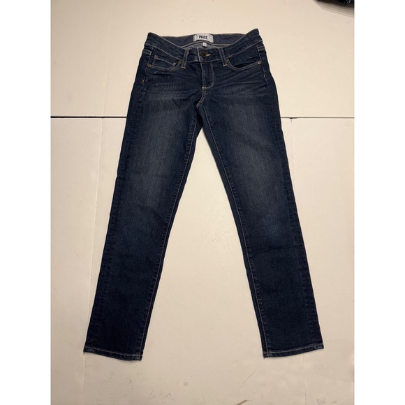 PAIGE Denim - PAIGE Kylie Crop Sedona Straight Leg Jeans Dark Wash Size 24 W1276